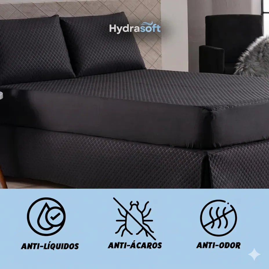 Hydra Soft Jogo de Cama Impermeável Premium, Capa com 2 Fronhas, foto 8